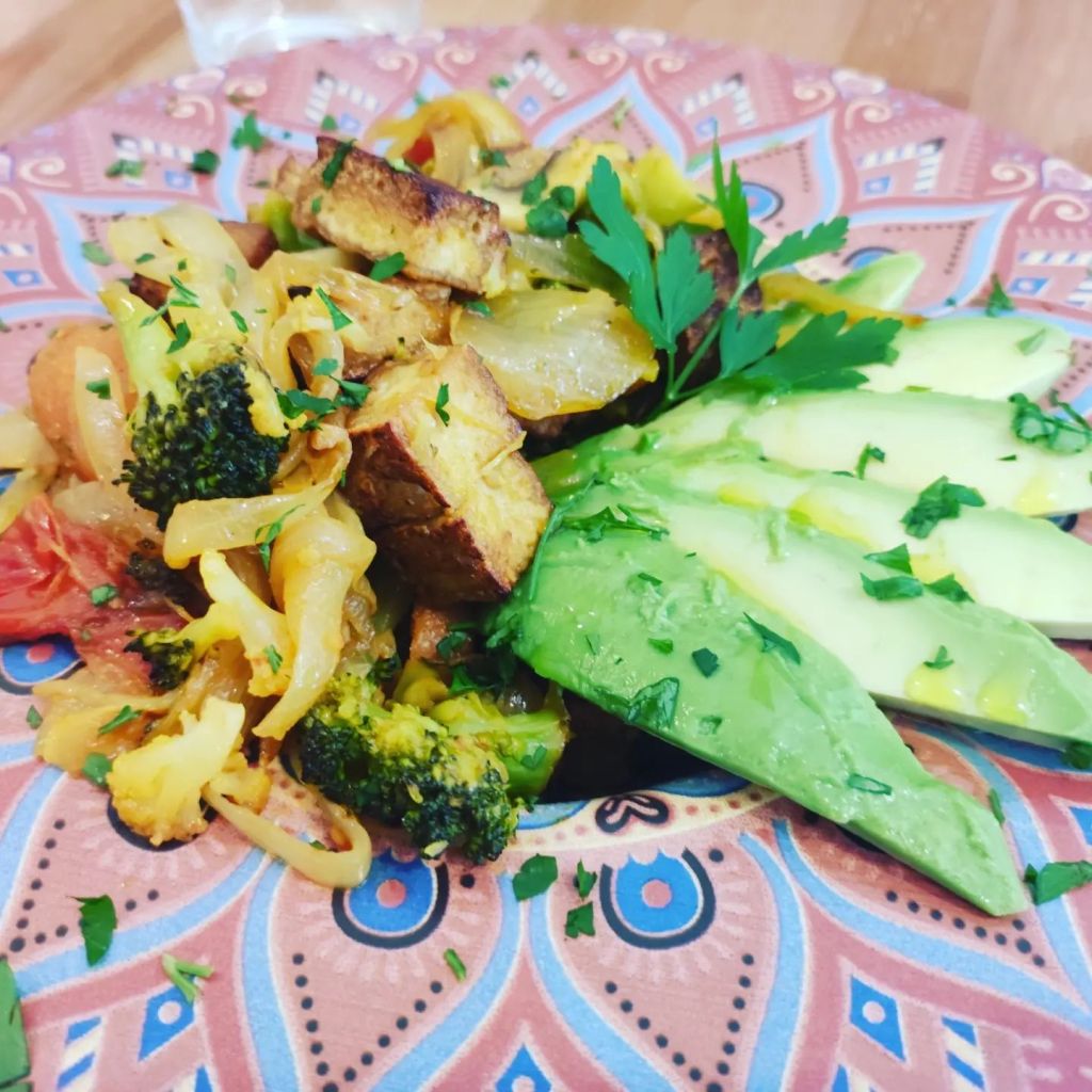 receta vegana con tofu - dieta cetogenica