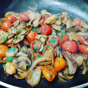 salteado de champiñones receta fácil y saludable