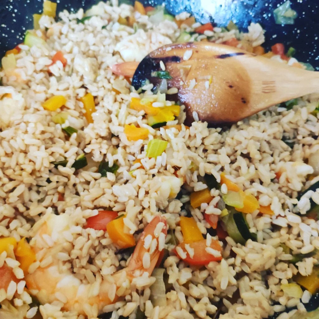 receta fácil y saludable risotto