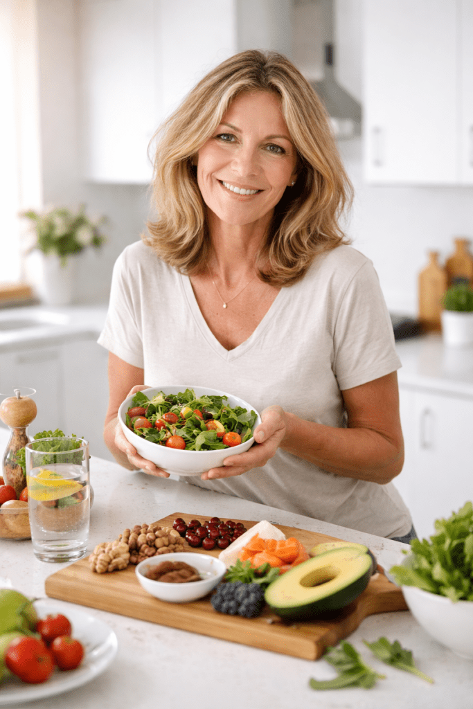 alimentación y nutrición en perimenopausia y menopausia