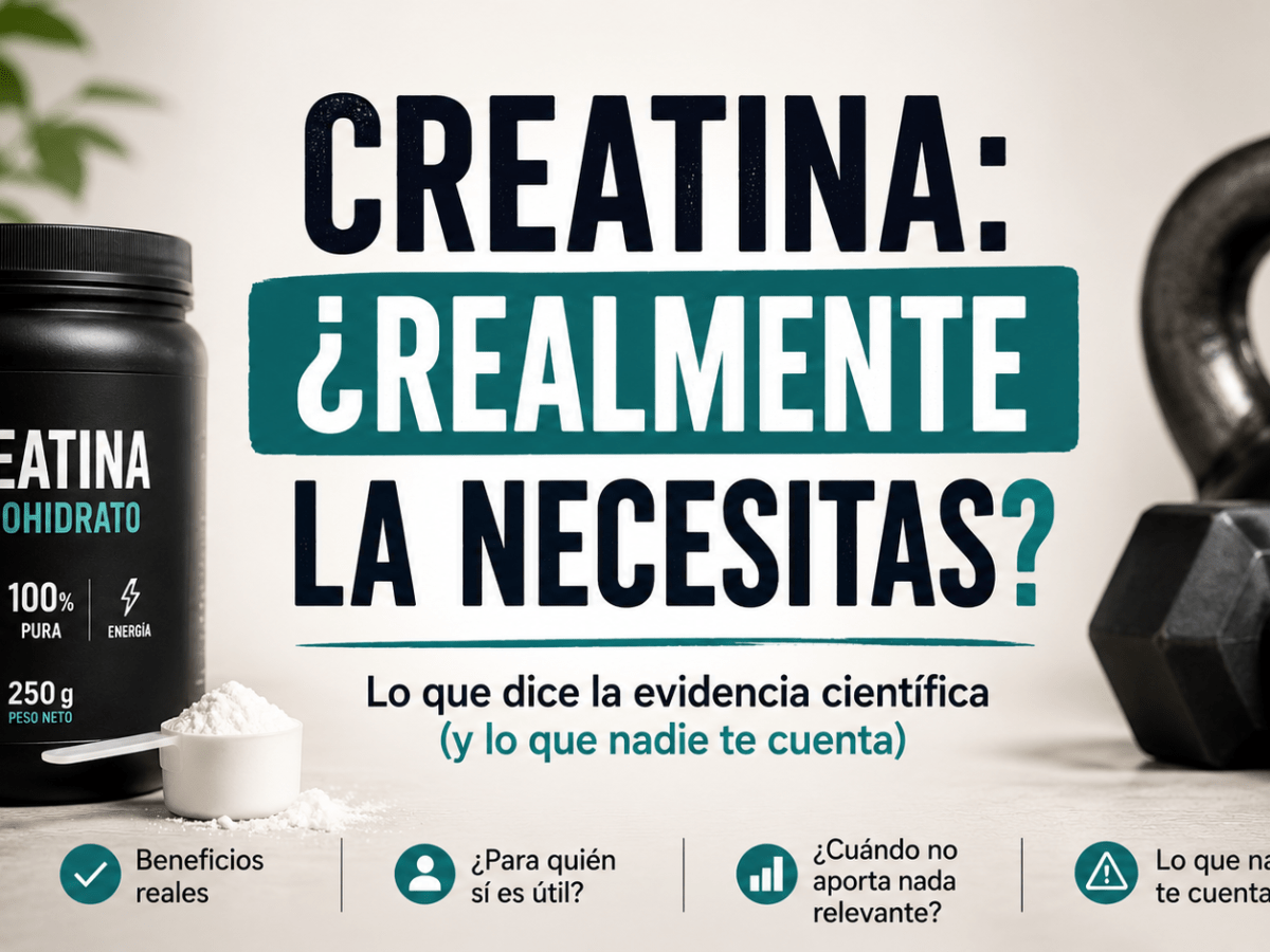 Creatina: ¿realmente la necesitas o es otra moda&nbsp;más?